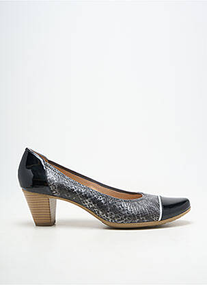 Escarpins cubain talon de 4 à 6cm noir SWEET femme