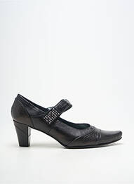 Escarpins cubain talon de 7 à 9cm noir GEO-REINO femme