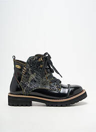 Bottines/boots matière lisse talon de 4 à 6cm noir LAURA VITA femme