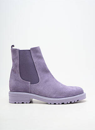 Bottines/boots talon bas talon de 4 à 6cm violet COCO ET ABRICOT femme