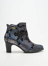 Bottines/boots matière lisse talon de 4 à 6cm noir LAURA VITA femme