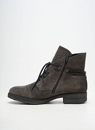 Bottines/boots talon bas talon plat jusqu'à 3cm vert REMONTE femme