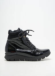 Bottines/boots matière lisse talon plat jusqu'à 3cm noir GEO-REINO femme