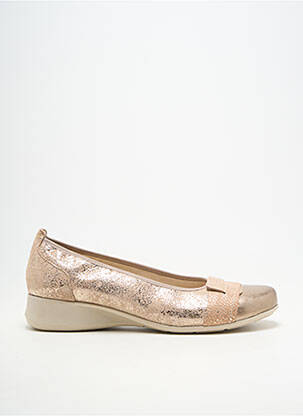 Ballerines matière lisse talon plat jusqu'à 3cm beige PEDI GIRL femme