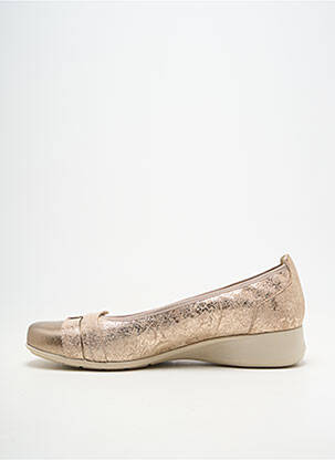 Ballerines matière lisse talon plat jusqu'à 3cm beige PEDI GIRL femme