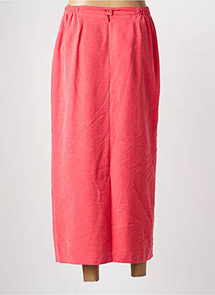 Jupe longue fermeture zippée au dos rose LEWINGER femme