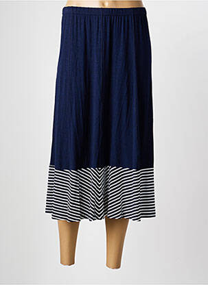 Jupe mi-longue stretch bleu PAUPORTÉ femme