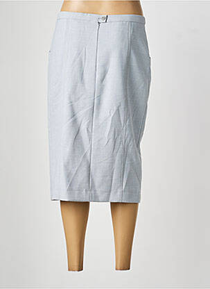 Jupe mi-longue taille à pinces gris PAUPORTÉ femme