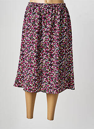 Jupe mi-longue taille normale rose GRIFFON femme