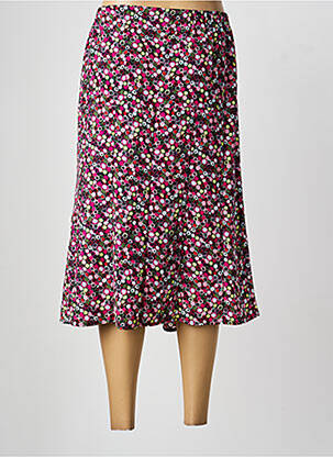 Jupe mi-longue taille normale rose GRIFFON femme