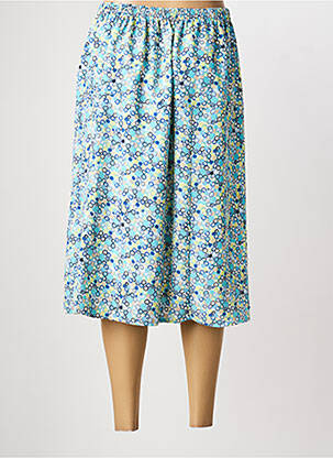 Jupe mi-longue taille normale bleu GRIFFON femme