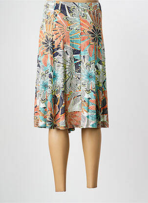 Jupe mi-longue stretch beige PAUPORTÉ femme