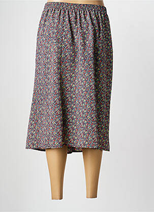Jupe mi-longue taille normale bleu GRIFFON femme