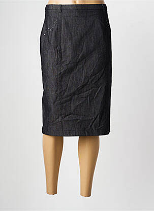 Jupe mi-longue taille à pinces noir PAUPORTÉ femme
