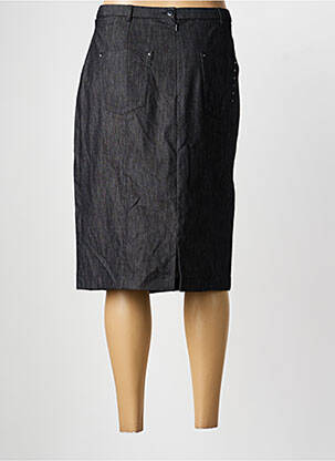 Jupe mi-longue taille à pinces noir PAUPORTÉ femme