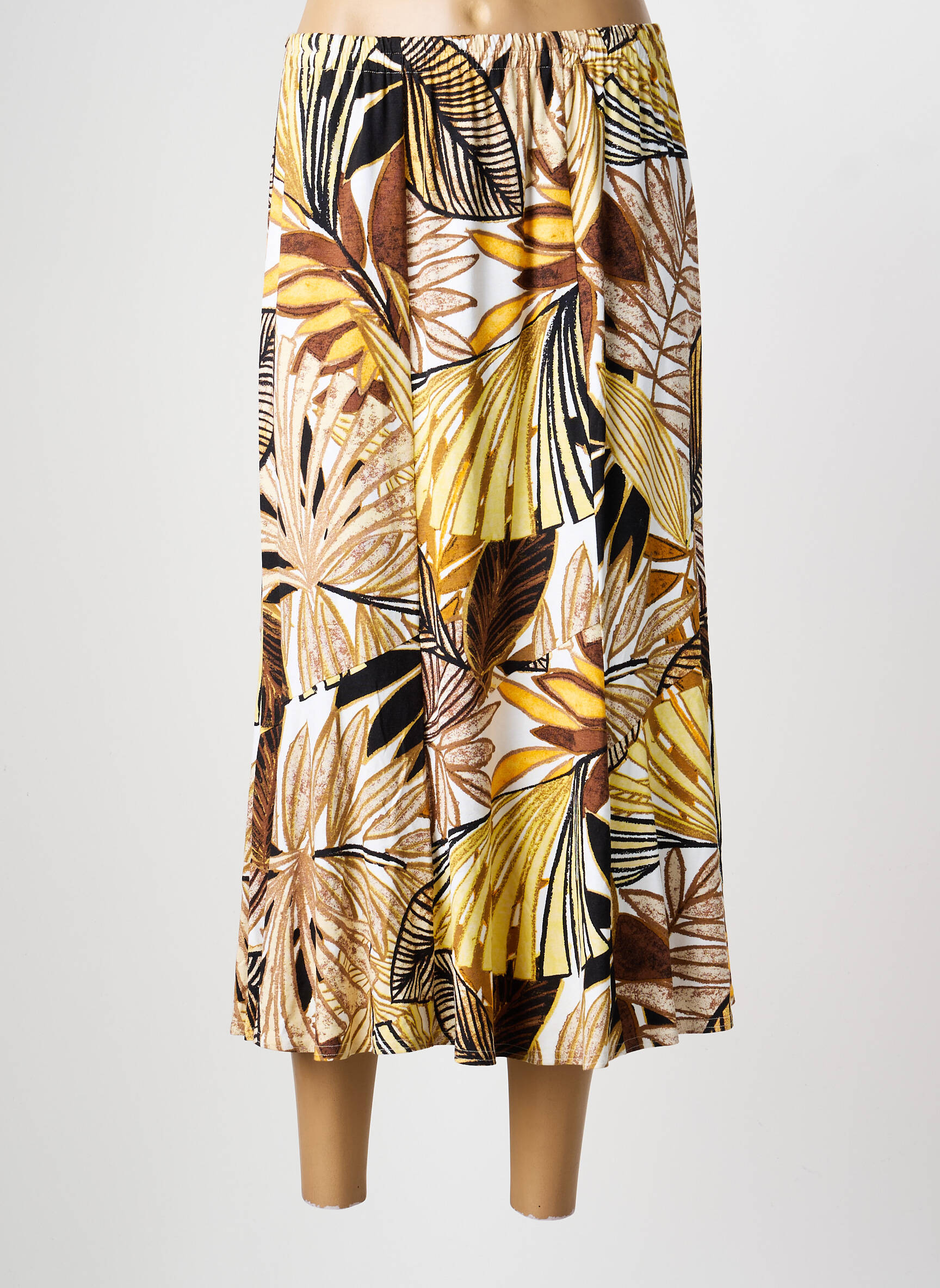 Jupe longue coupe fluide beige PAUPORTÉ femme