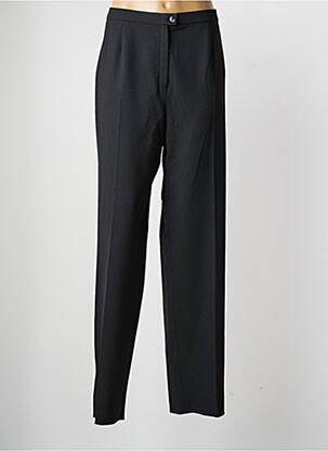 Pantalon droit taille à pinces taille normale noir KARTING femme