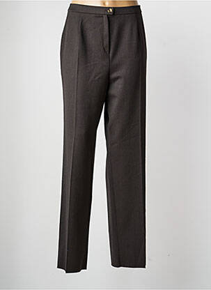 Pantalon droit taille à pinces taille normale gris KARTING femme