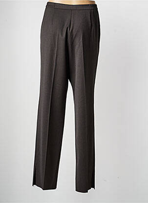 Pantalon droit taille à pinces taille normale gris KARTING femme