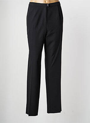 Pantalon droit taille à pinces taille normale noir KARTING femme