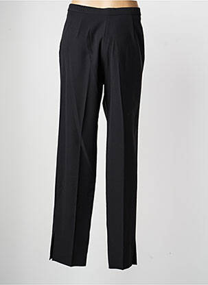 Pantalon droit taille à pinces taille normale noir KARTING femme
