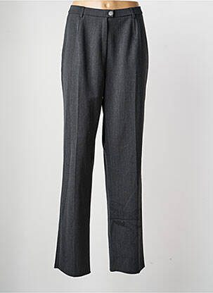 Pantalon droit taille à pinces taille normale gris KARTING femme