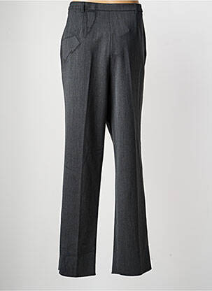 Pantalon droit taille à pinces taille normale gris KARTING femme