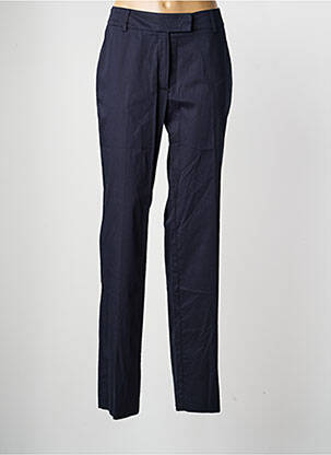 Pantalon chino tissage popeline taille normale bleu OLSEN femme