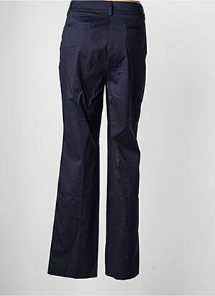 Pantalon chino tissage popeline taille normale bleu OLSEN femme