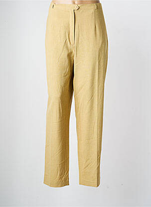 Pantalon droit taille à pinces taille normale vert BREAL femme