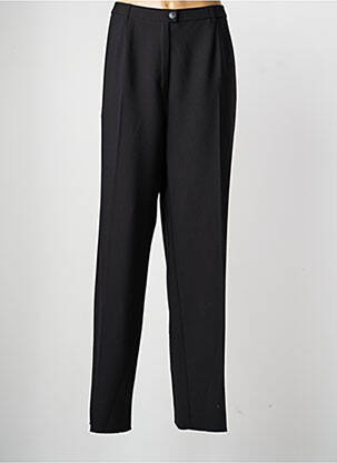 Pantalon droit taille élastique taille normale noir KARTING femme