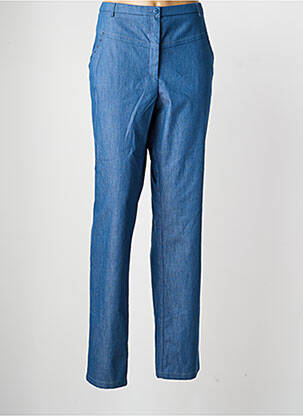 Pantalon slim taille élastique taille normale bleu PAUPORTÉ femme