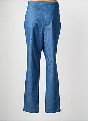 Pantalon slim taille élastique taille normale bleu PAUPORTÉ femme