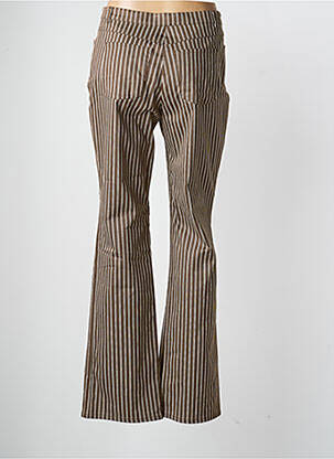 Pantalon flare taille normale taille normale marron CLAUDIA GIL femme