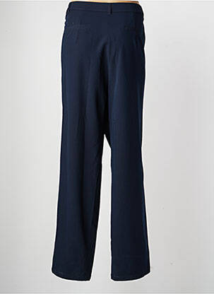 Pantalon droit taille élastique taille normale bleu LEWINGER femme