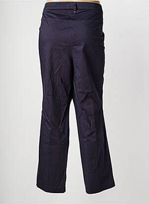 Pantalon droit tissage popeline taille normale bleu OLSEN femme