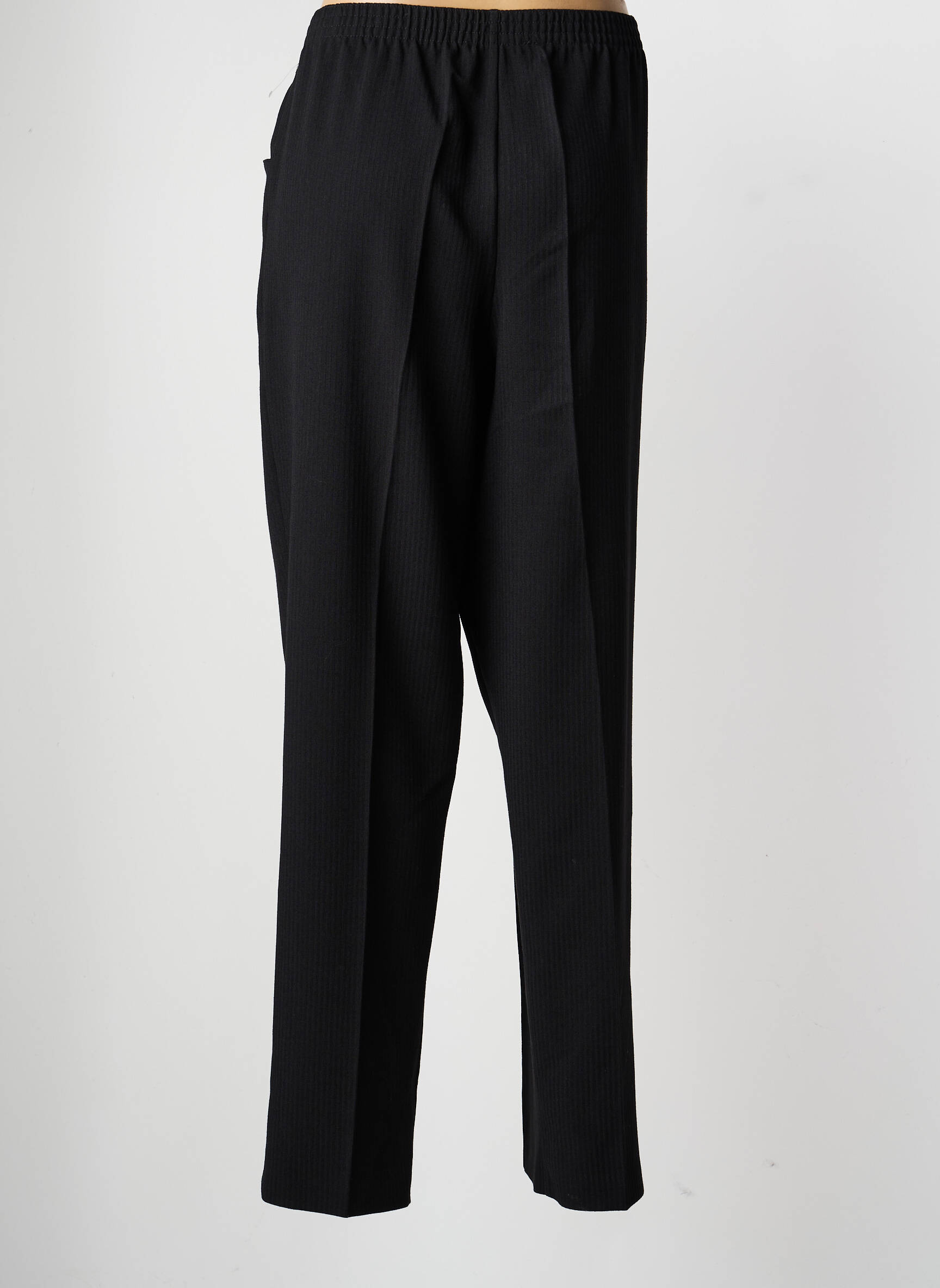 Pantalon slim taille élastique taille normale noir GRIFFON femme