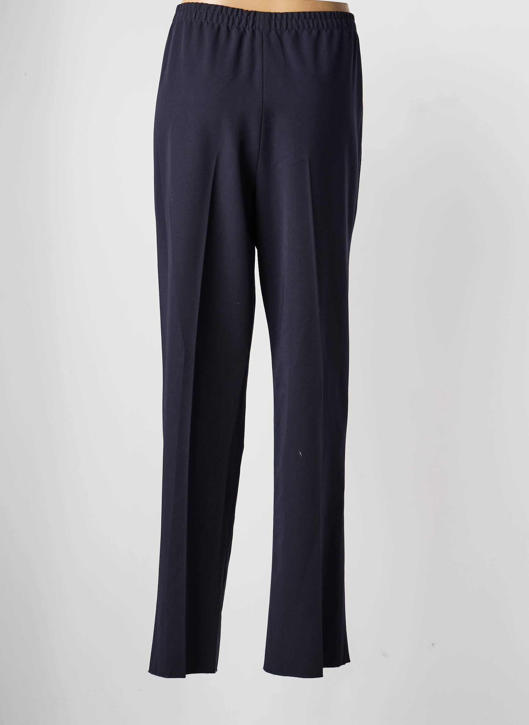 Pantalon droit taille élastique taille normale bleu KARTING femme