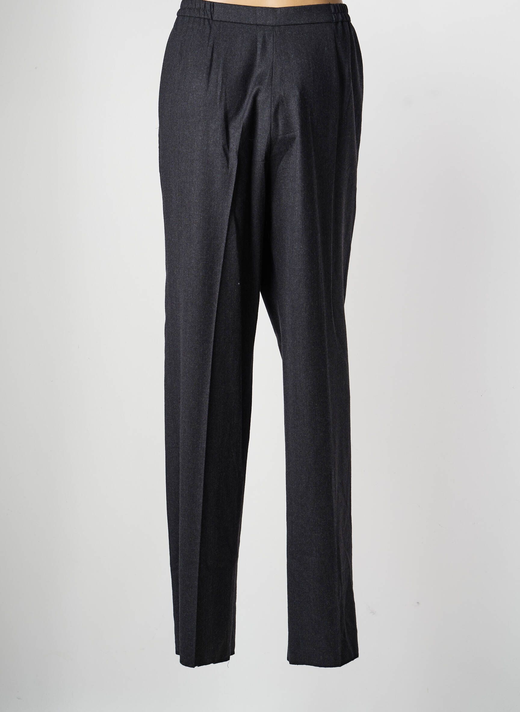 Pantalon droit taille à pinces taille normale gris KARTING femme