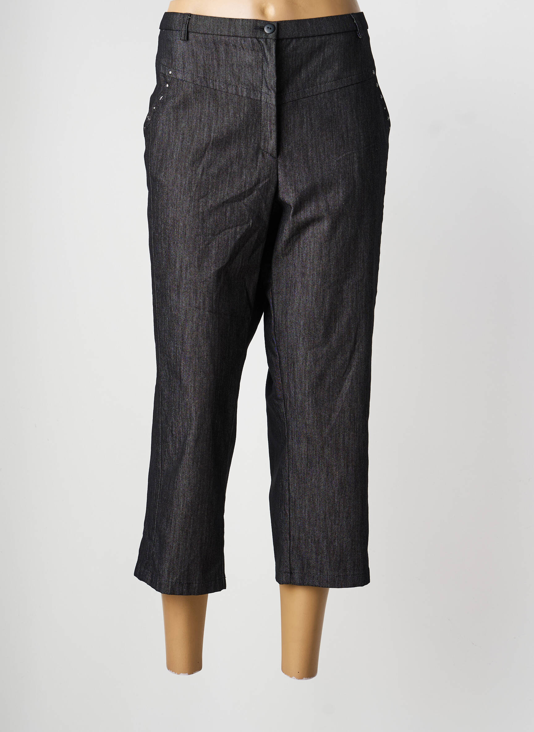Pantacourt taille normale taille normale gris PAUPORTÉ femme