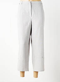 Pantacourt coupe droite taille normale gris PAUPORTÉ femme