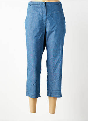 Pantacourt taille normale taille normale bleu PAUPORTÉ femme
