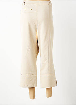 Pantacourt stretch taille normale beige PAUPORTÉ femme