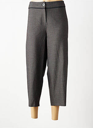 Pantacourt coupe droite taille normale gris LEWINGER femme