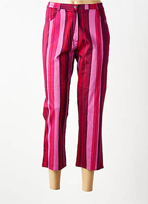 Pantacourt stretch taille normale rouge QUATTRO femme