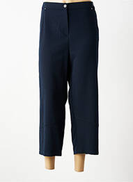 Pantacourt coupe droite taille normale bleu LEWINGER femme