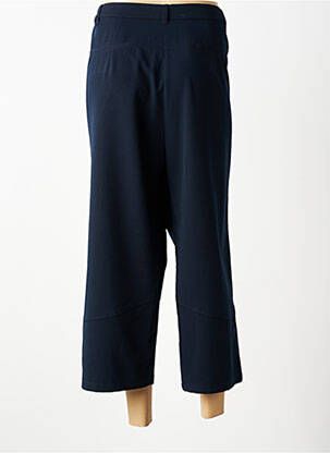 Pantacourt coupe droite taille normale bleu LEWINGER femme