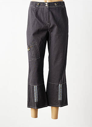 Pantacourt taille normale taille normale gris UN POINT C EST TOUT femme