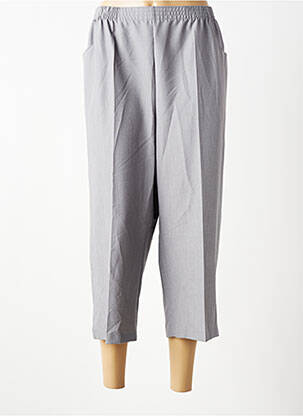Pantacourt coupe droite taille normale gris GRIFFON femme