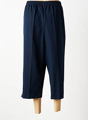 Pantacourt coupe droite taille normale bleu fonce GRIFFON femme